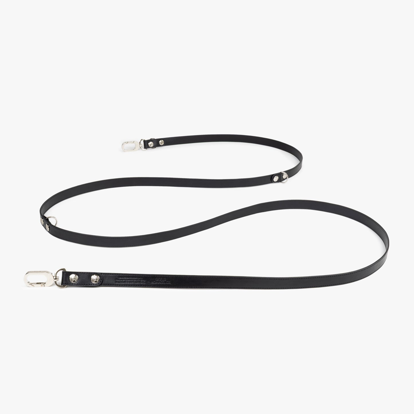 Modern, eco-friendly, and stylish dog 3-in-1 crossbody dog leash made with recycled leather.