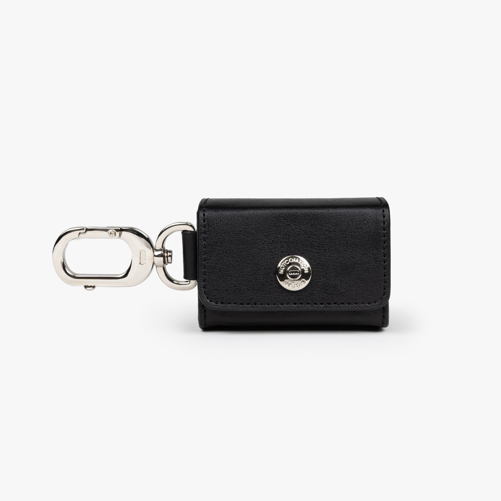 Modern, eco-friendly, and stylish dog waste bag holder made with recycled leather.