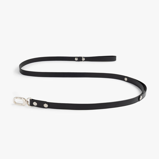 Modern, eco-friendly, and stylish dog leash made with recycled leather.
